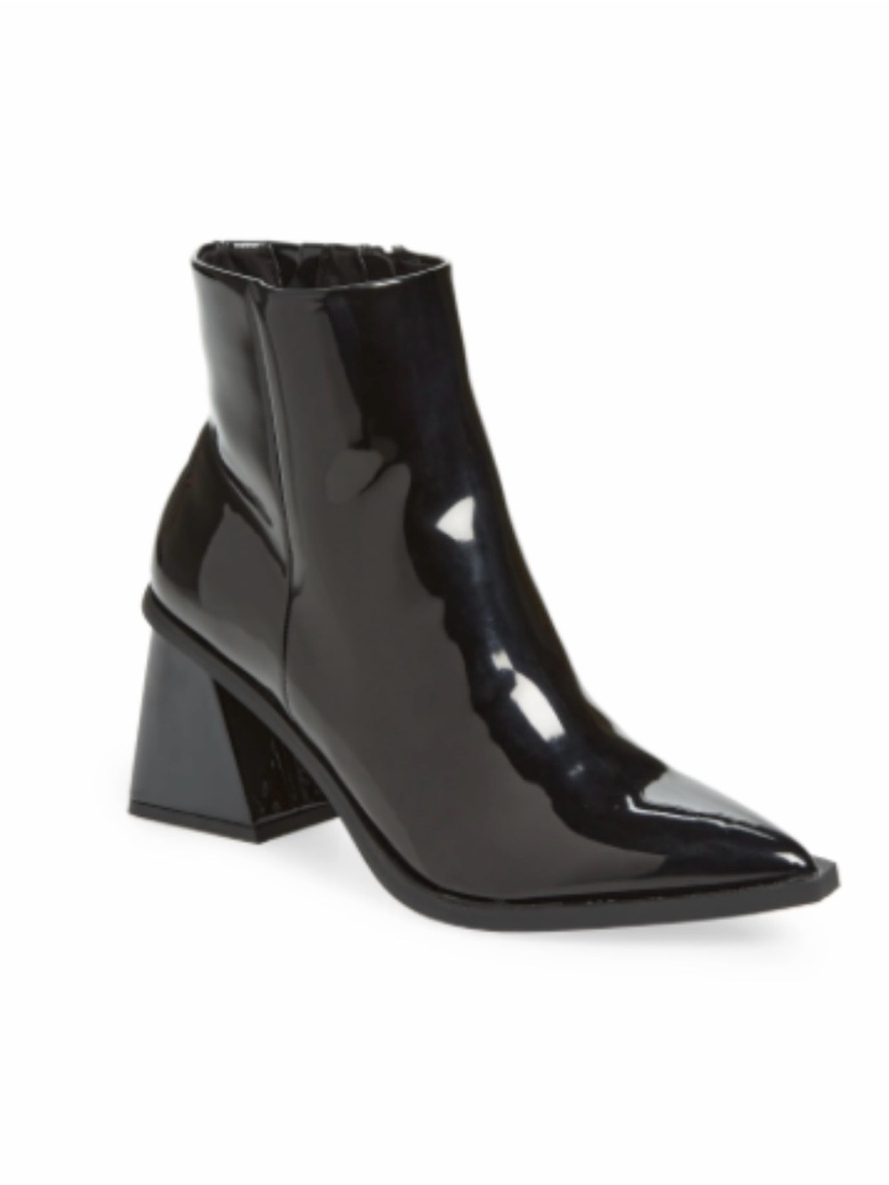 BP. Loren Pointed Toe Bootie in Black Patent Leather. Women’s sz 12